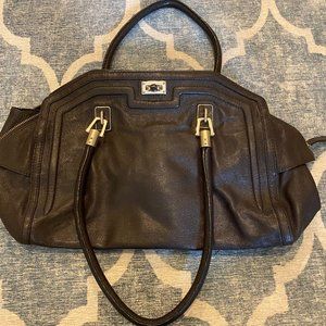 Authentic Brown Leather Handbag Banana Republic